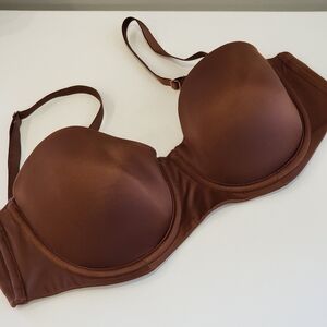 Savage X Fenty Strapless Microfiber Demi Bra - Sz 32DD US